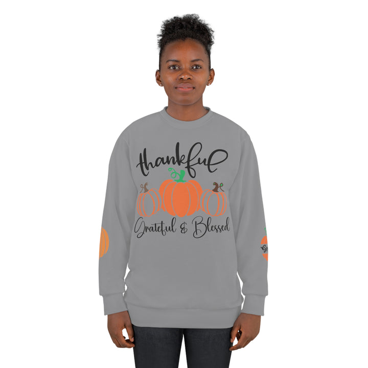 Thankful Grams=Unisex Sweatshirt (AOP)