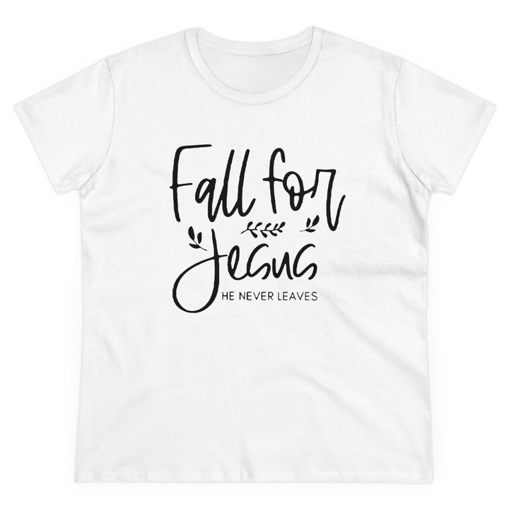 Fall For Jesus Women's Midweight Cotton Tee
