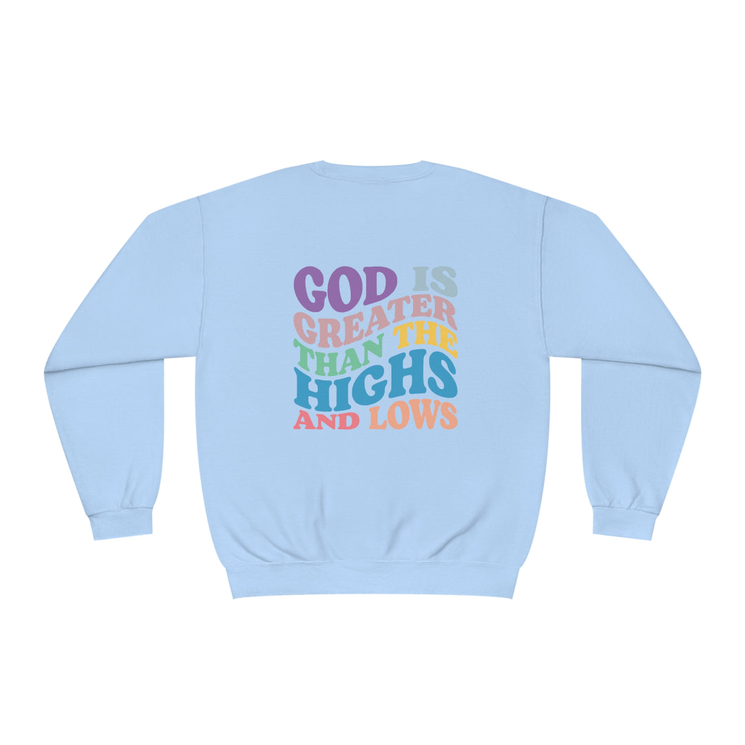 God is Greater Unisex NuBlend® Crewneck Sweatshirt