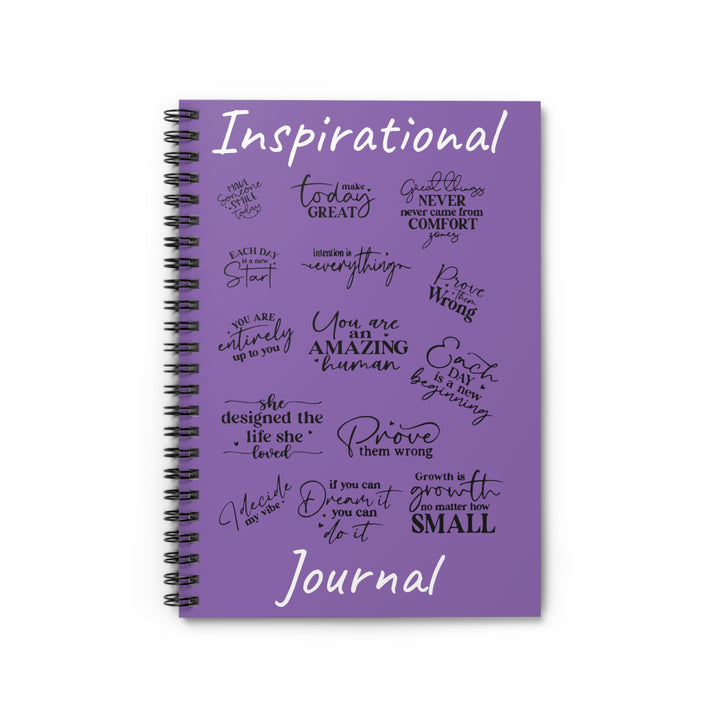 Inspirational Journal-Spiral Notebook - Ruled Line