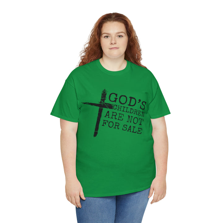 Gods children are not for sale-Unisex Heavy Cotton Tee