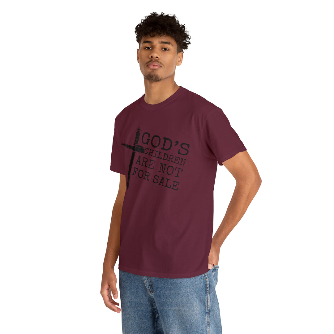 Gods children are not for sale-Unisex Heavy Cotton Tee