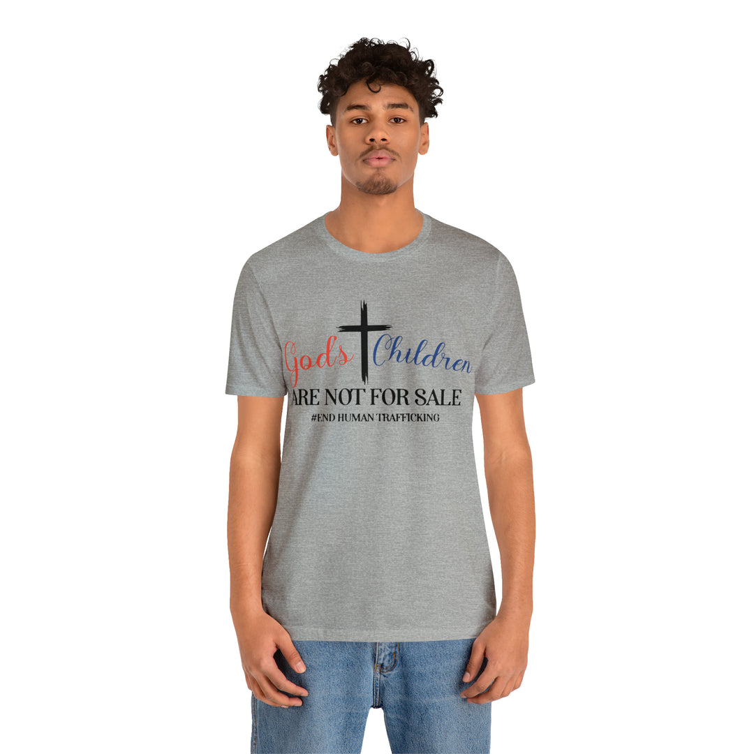 End Human trafficking-Unisex Jersey Short Sleeve Tee