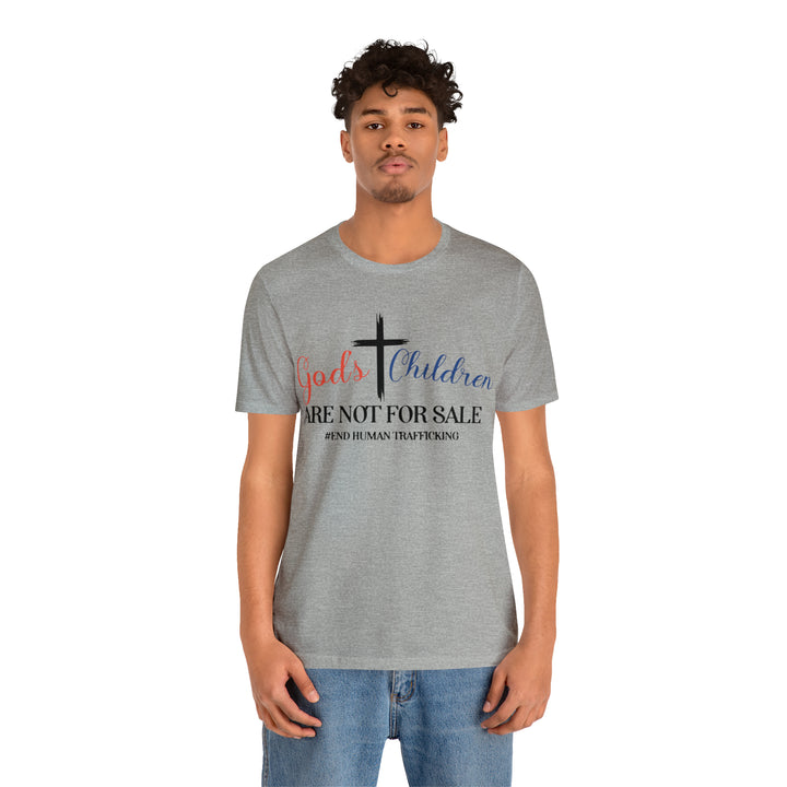 End Human trafficking-Unisex Jersey Short Sleeve Tee