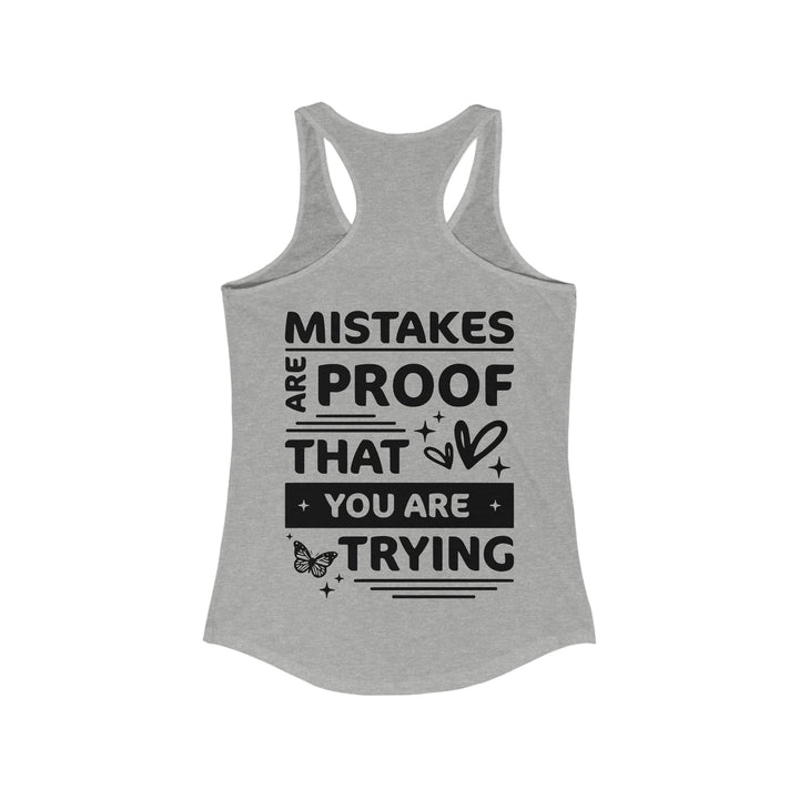 Hustle Hard-Women's Ideal Racerback Tank