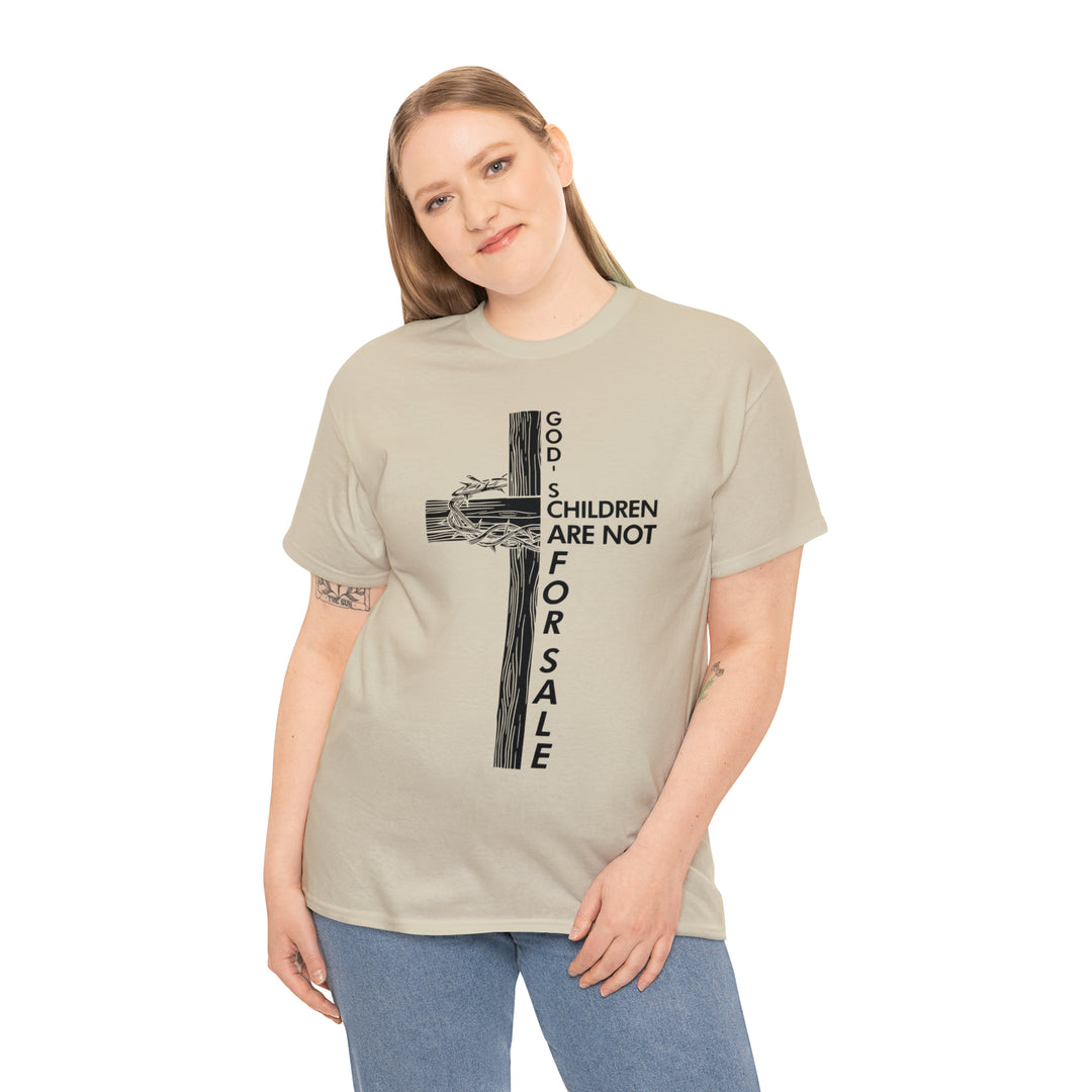 gods children are not for sale-Unisex Heavy Cotton Tee