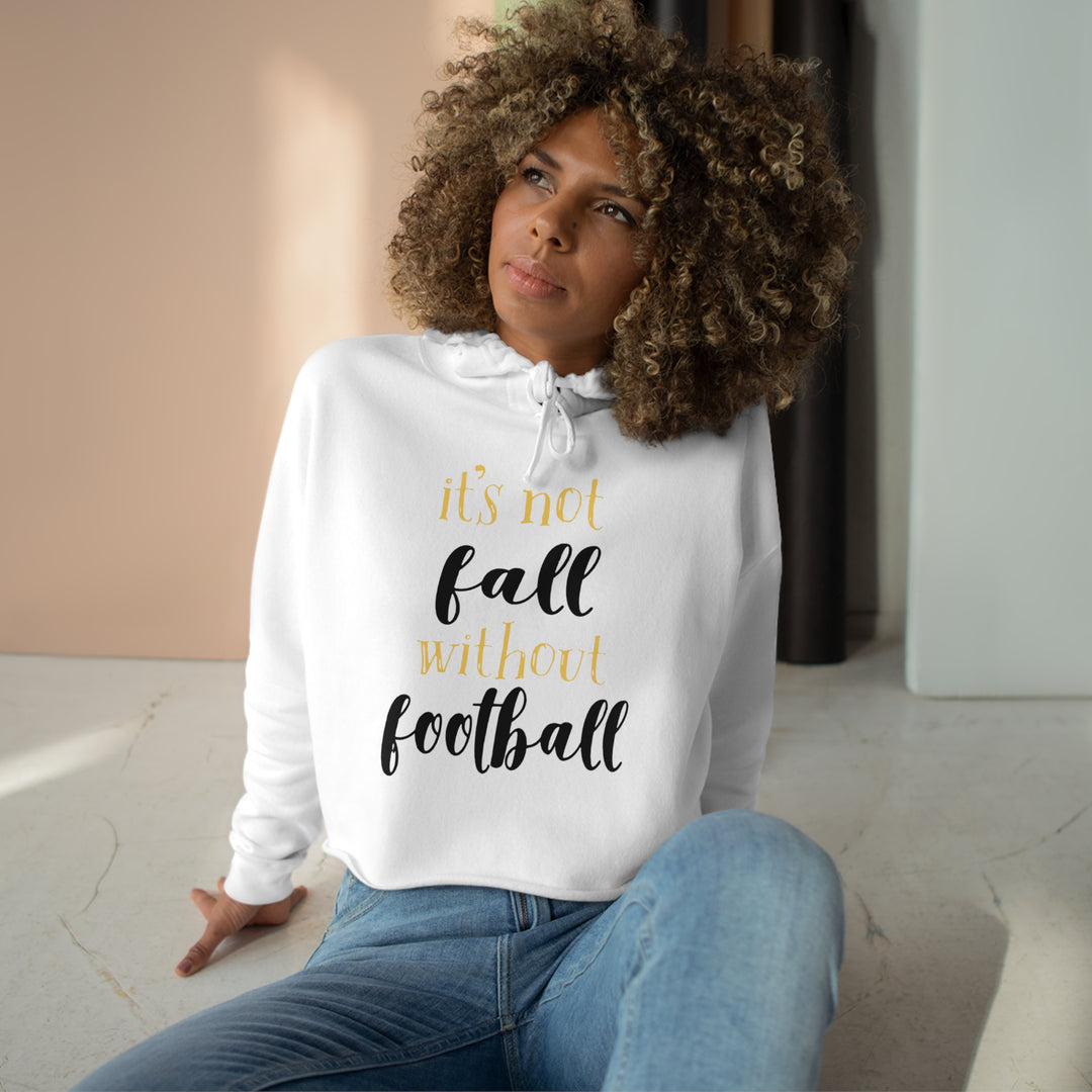 Football=Crop Hoodie