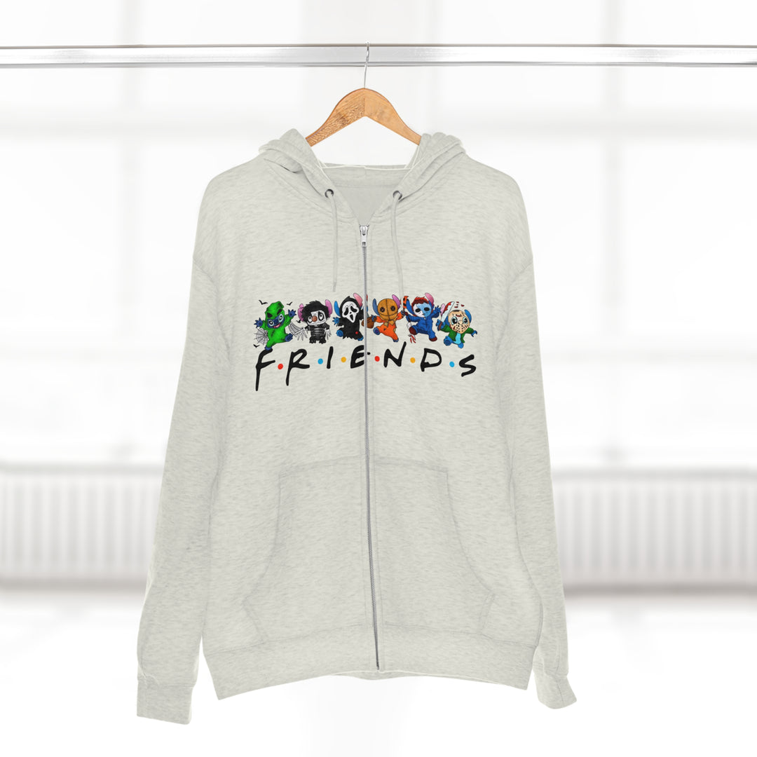 Friends-Unisex Premium Full Zip Hoodie