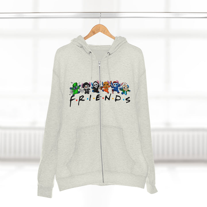 Friends-Unisex Premium Full Zip Hoodie