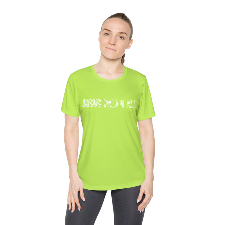Jesus Paid 4 It All=Ladies Competitor Tee
