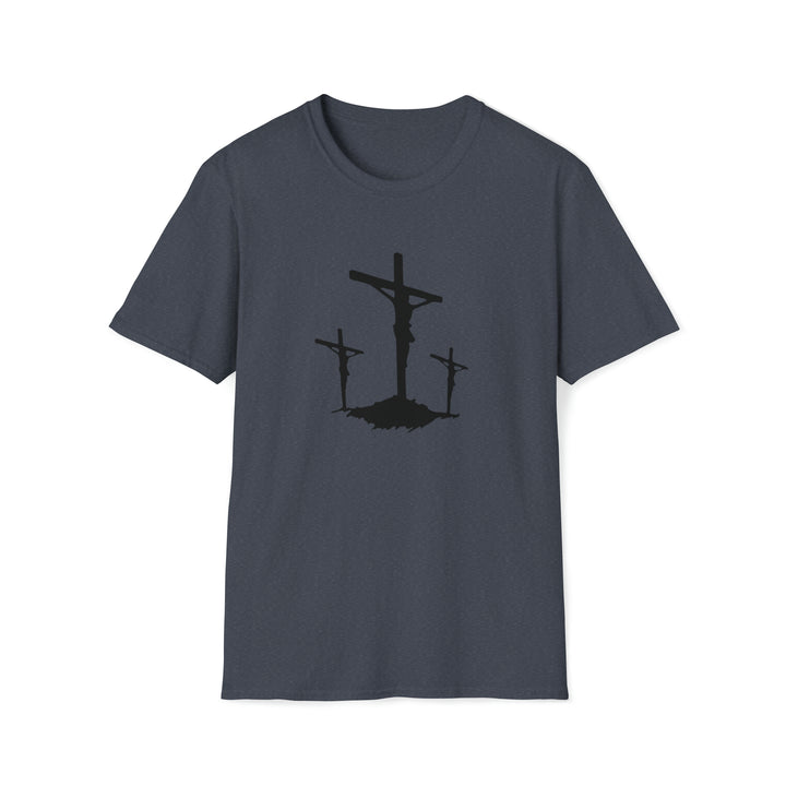 3 Wooden Cross Unisex Softstyle T-Shirt