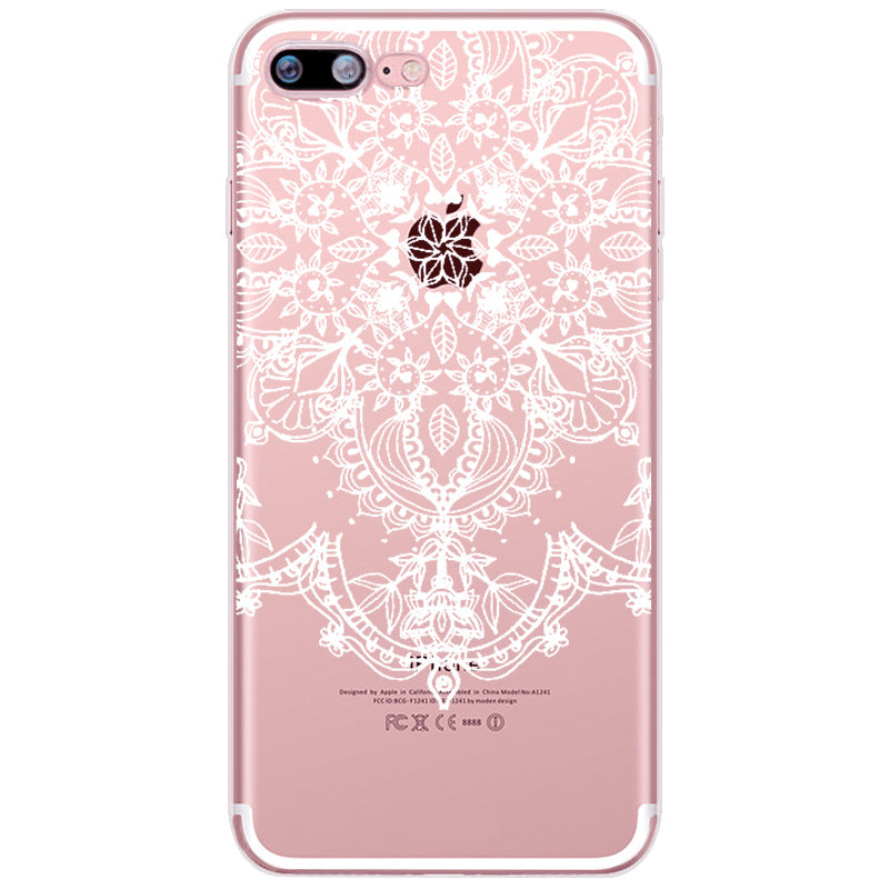 Compatible with Apple, Iphone12 Mobile Phone Case Painted Mandala Pattern