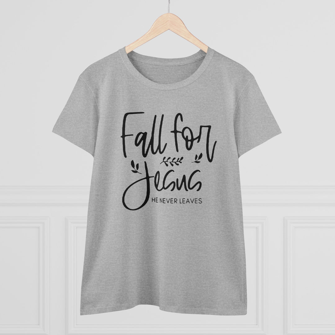 Fall For Jesus Women's Midweight Cotton Tee