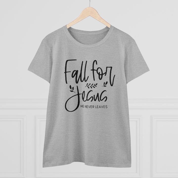 Fall For Jesus Women's Midweight Cotton Tee