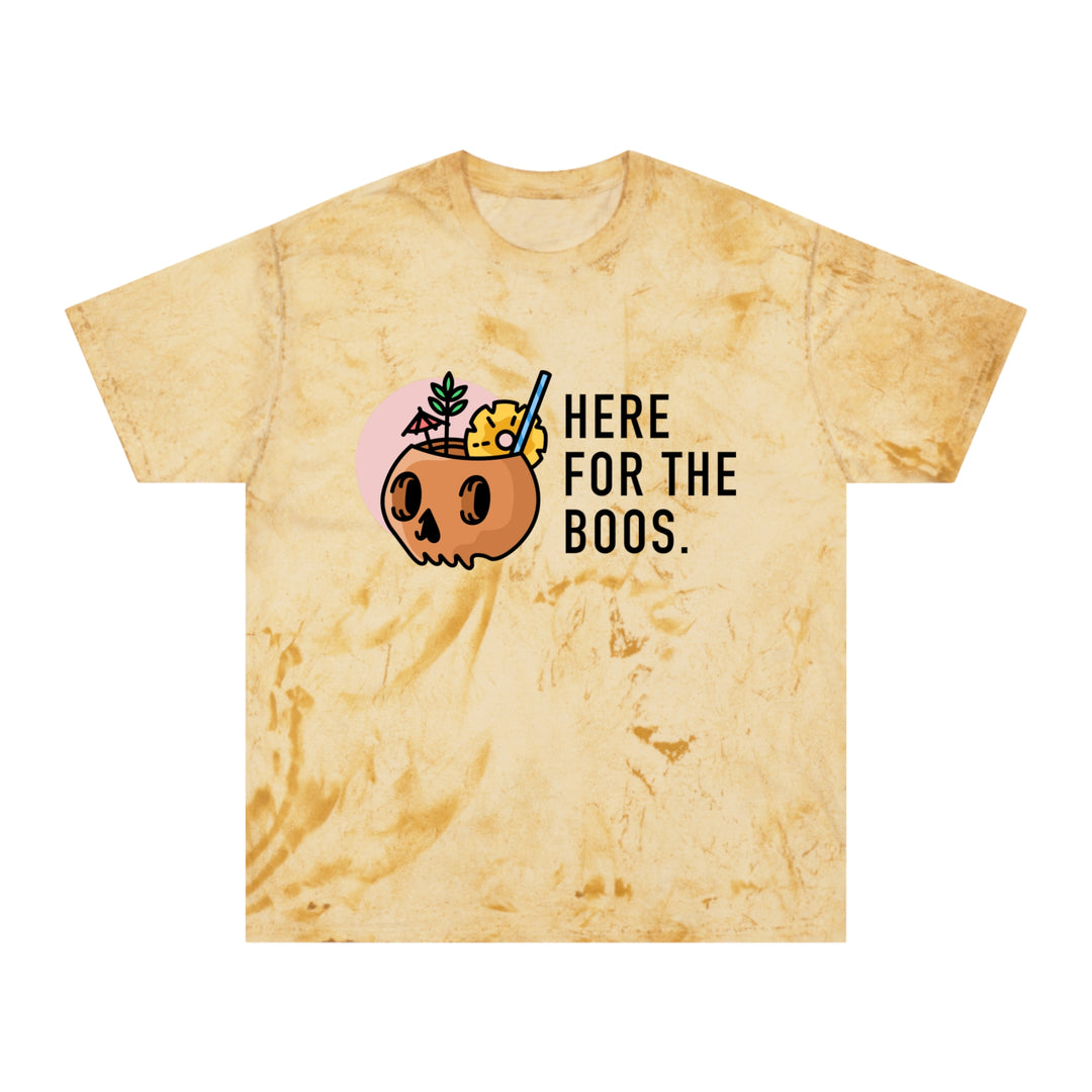 HERE FOR THE BOOS-Unisex Color Blast T-Shirt