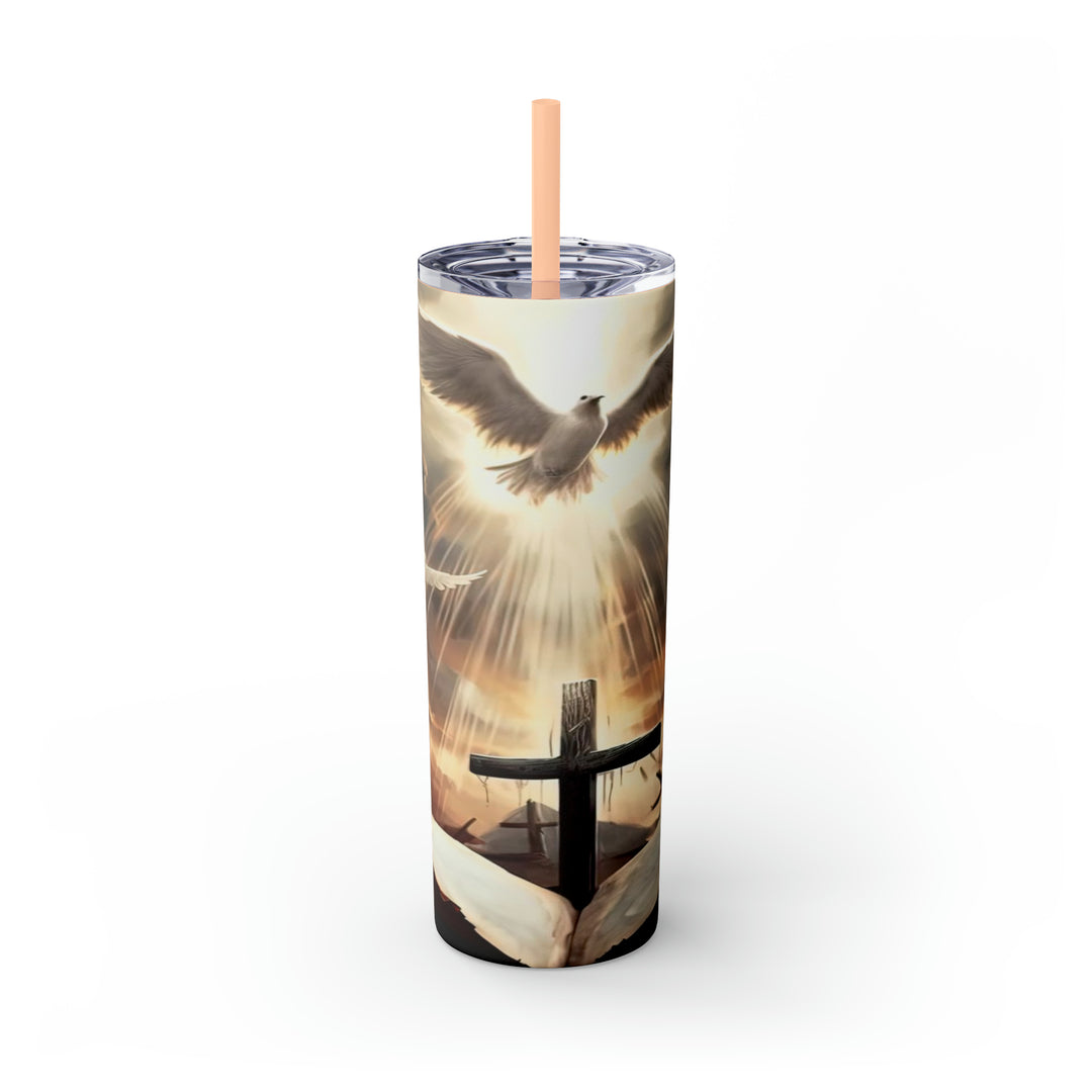 Skinny Tumbler with Straw, 20oz