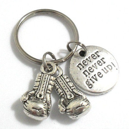 Boxing Gloves Inspirational Keychain European and American Jewelry Keychain