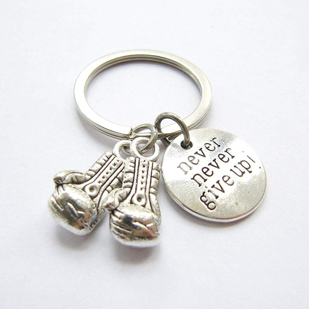 Boxing Gloves Inspirational Keychain European and American Jewelry Keychain