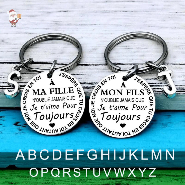 Graduation Holiday Gift Inspirational Keychain 26 Letters