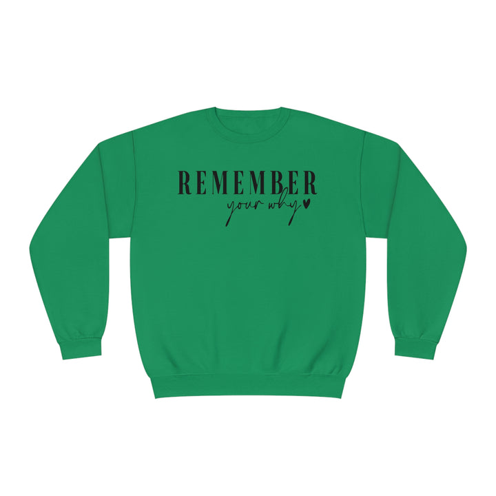 Remember your why-Unisex NuBlend® Crewneck Sweatshirt