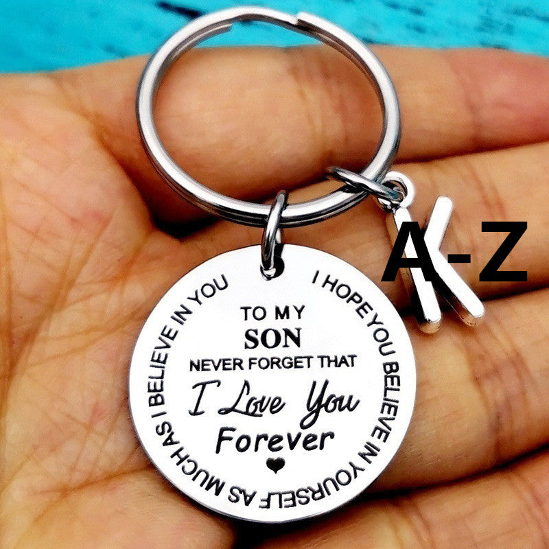 Graduation Holiday Gift Inspirational Keychain 26 Letters