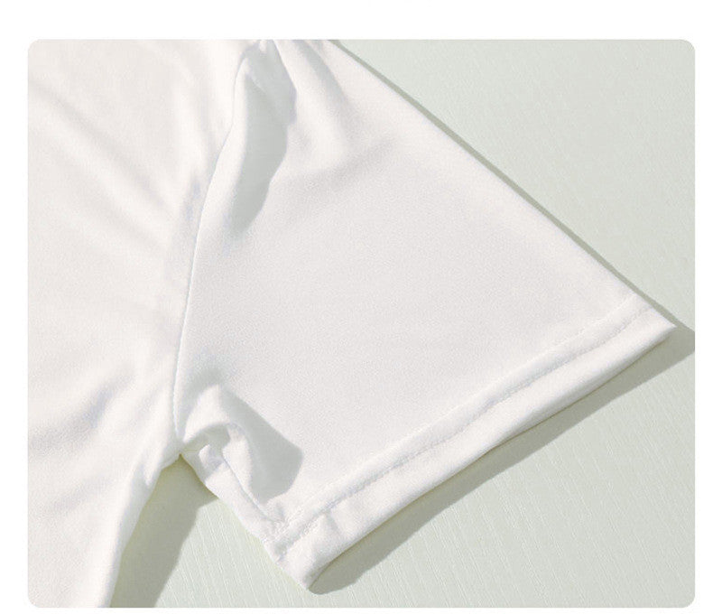 European And American Faith Over Faith Printed Short Sleeves