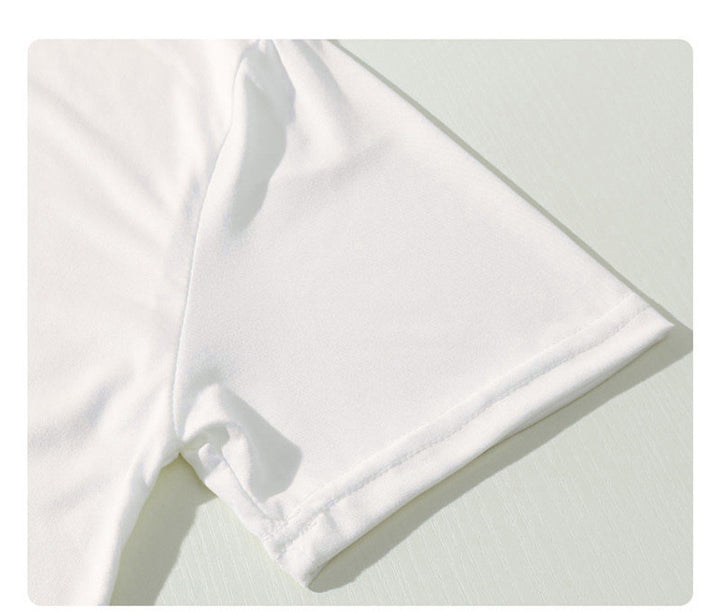 European And American Faith Over Faith Printed Short Sleeves