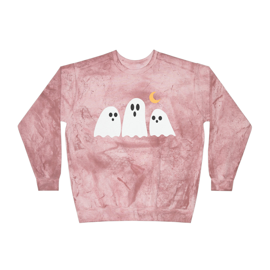 GHOST-Unisex Color Blast Crewneck Sweatshirt