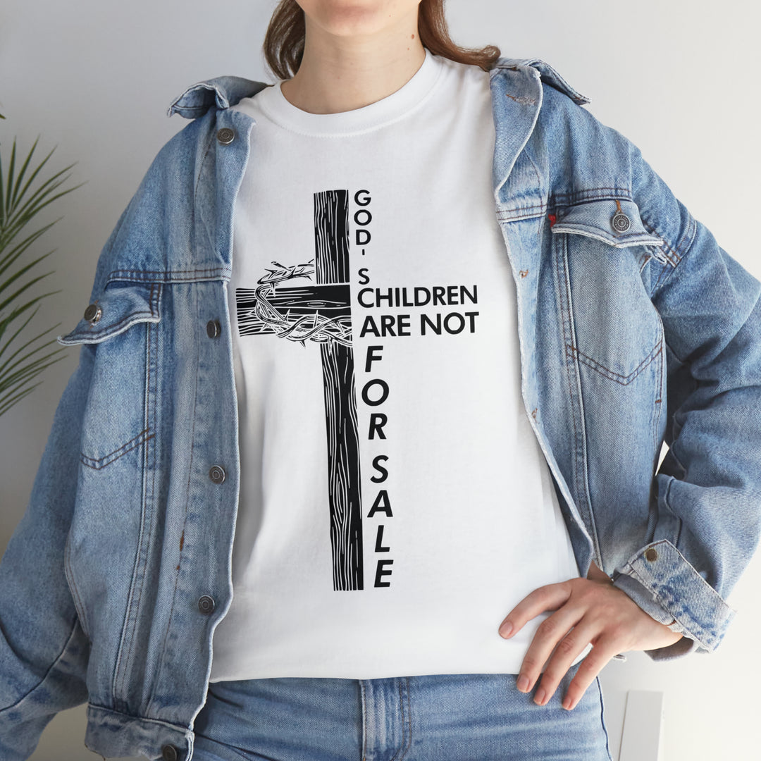 gods children are not for sale-Unisex Heavy Cotton Tee
