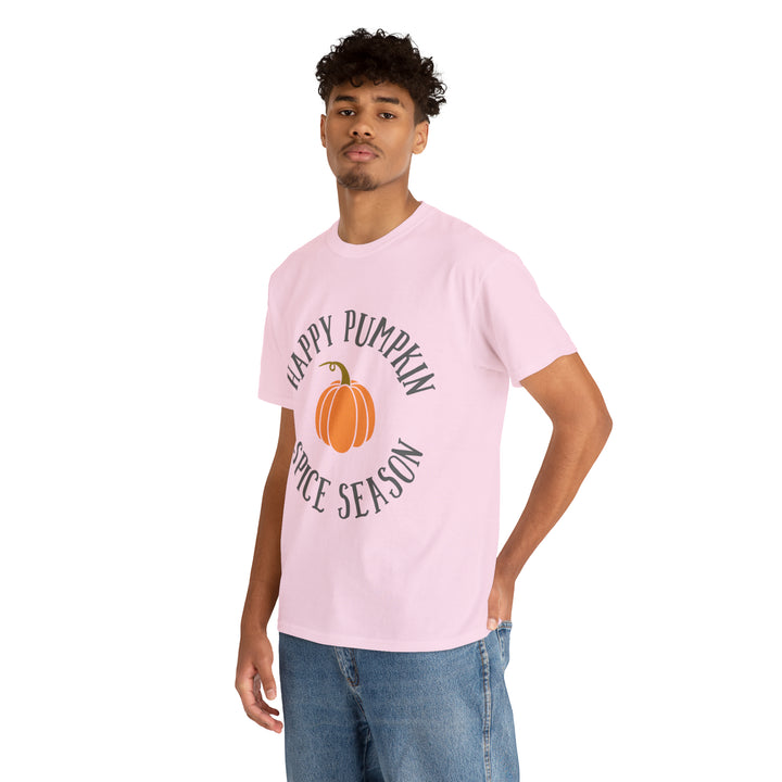 Happy Pumpkin=Unisex Heavy Cotton Tee