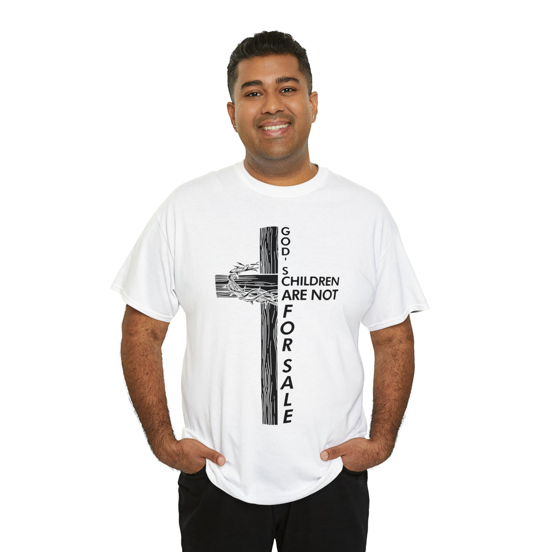 gods children are not for sale-Unisex Heavy Cotton Tee