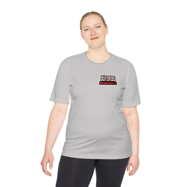 BUFORDS HANDYMAN SERVICE-Unisex Moisture Wicking Tee