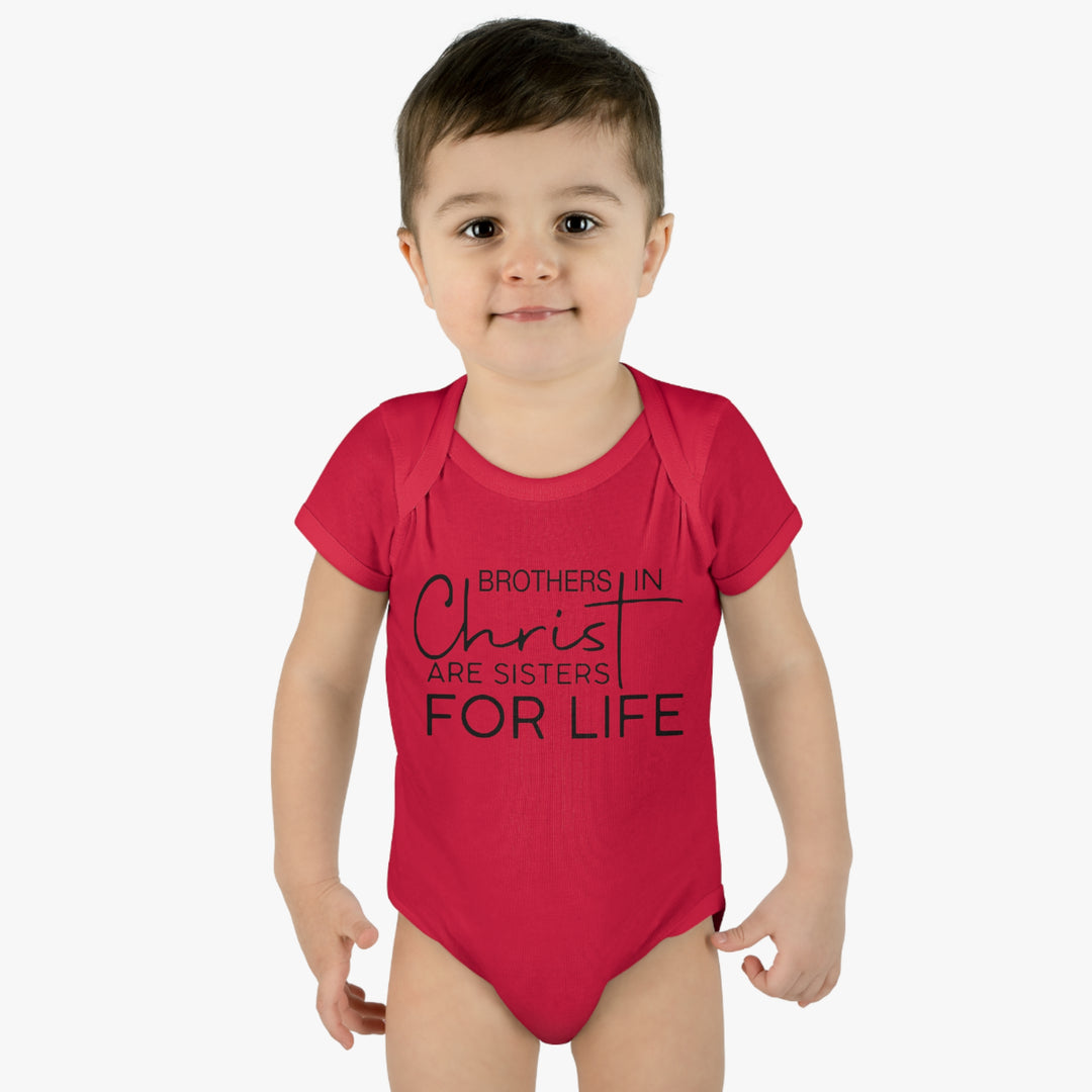 BROTHERS IN CHRIST-Infant Baby Rib Bodysuit