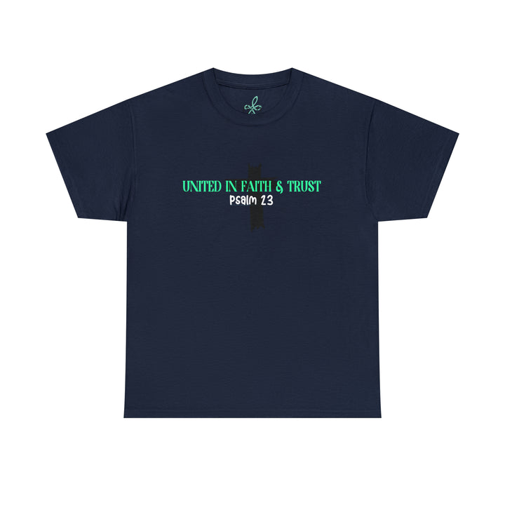 UNITED IN FAITH & TRUST-Unisex Heavy Cotton Tee