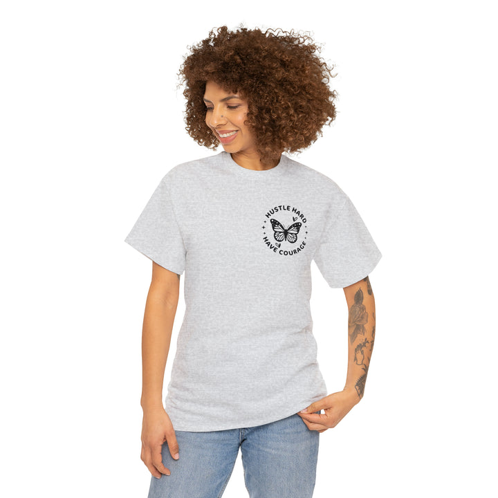 Hustle Hard-Unisex Heavy Cotton Tee