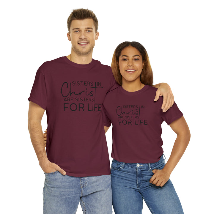 Sisters In Christ-Unisex Heavy Cotton Tee