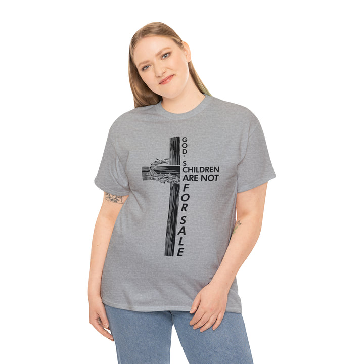 gods children are not for sale-Unisex Heavy Cotton Tee