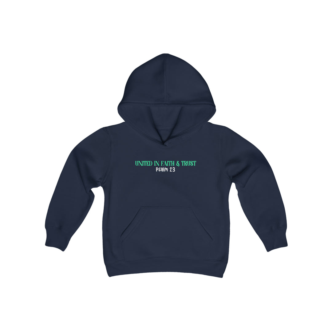 UNITED IN FAITH & TRUST-Youth Heavy Blend Hooded Sweatshirt