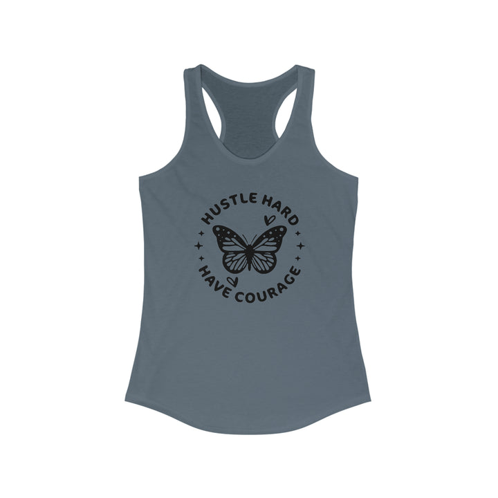 Hustle Hard-Women's Ideal Racerback Tank