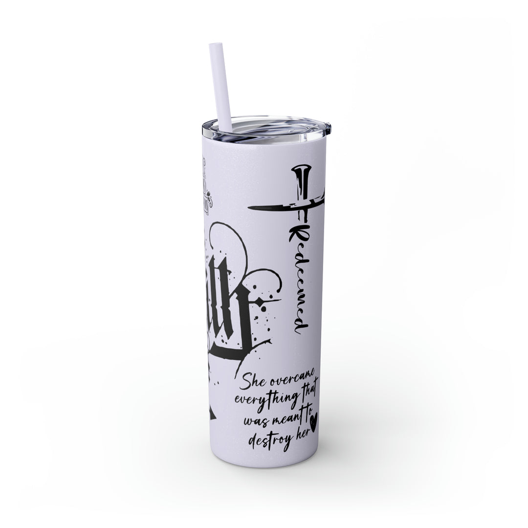 Skinny Tumbler with Straw, 20oz