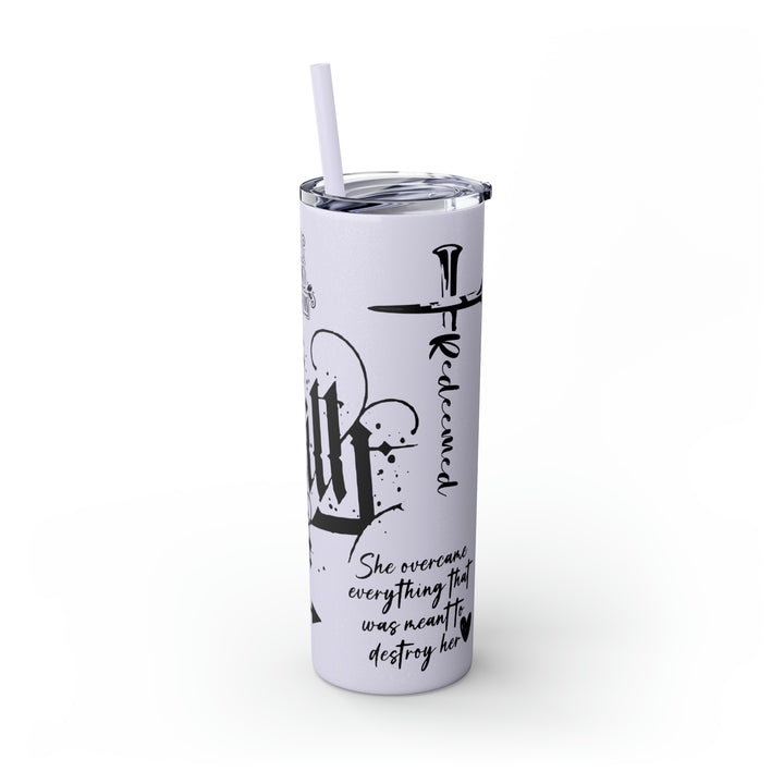 Skinny Tumbler with Straw, 20oz