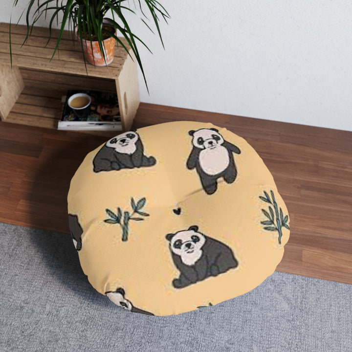 Tufted Floor Pillow, Round