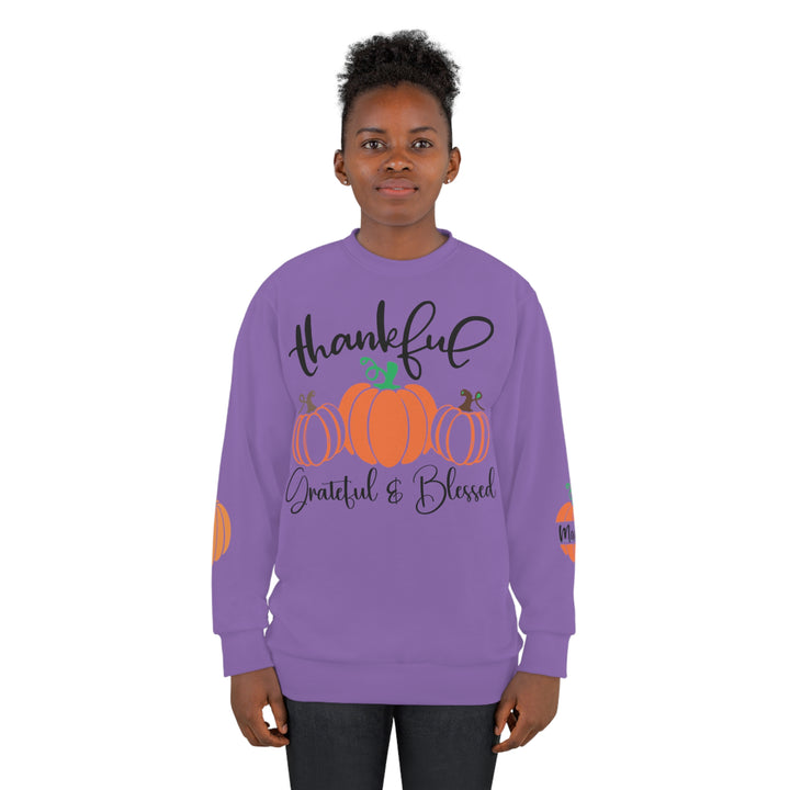 Thankful MawMaw=Unisex Sweatshirt (AOP)
