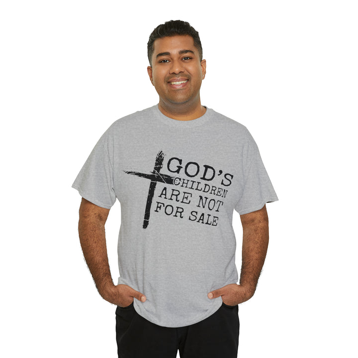 Gods children are not for sale-Unisex Heavy Cotton Tee