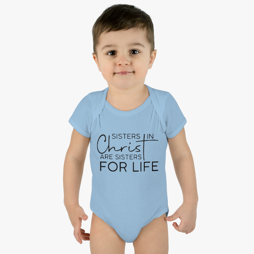 SISTER IN CHRIST-Infant Baby Rib Bodysuit