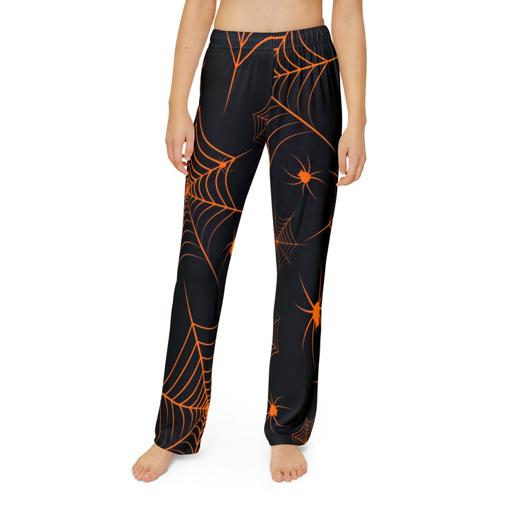 Spider Web Kids Pajama Pants (AOP)