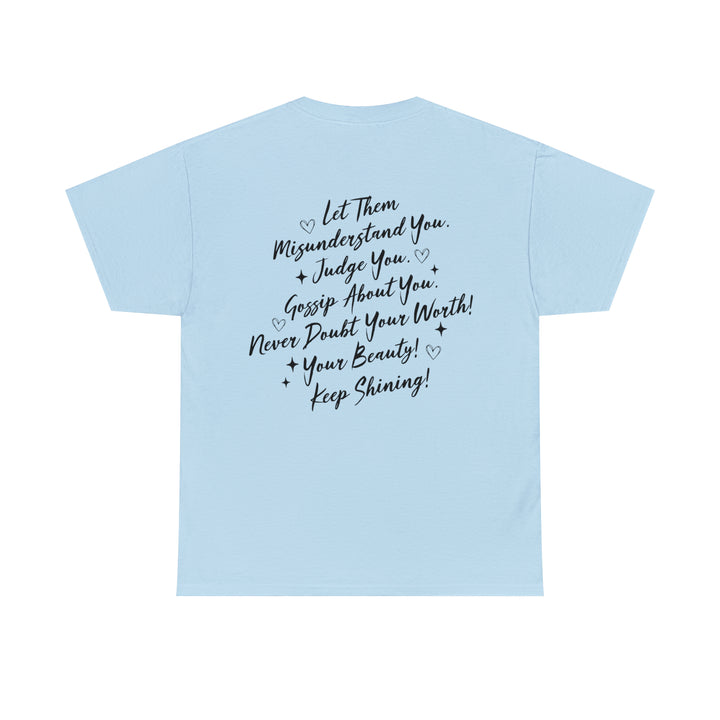 LET THEM-Unisex Heavy Cotton Tee