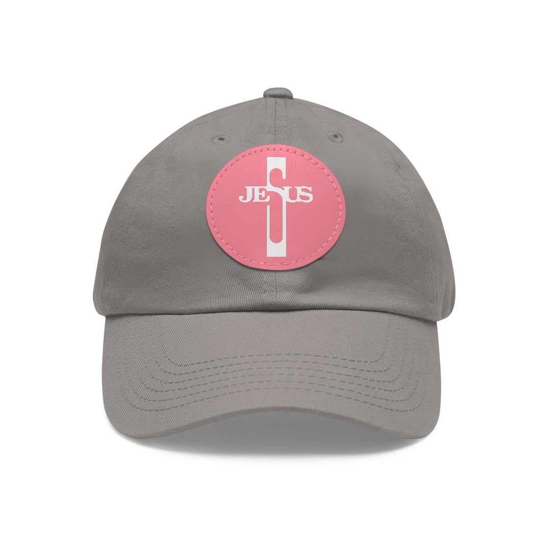 Jesus Hat with Leather Patch (Round)