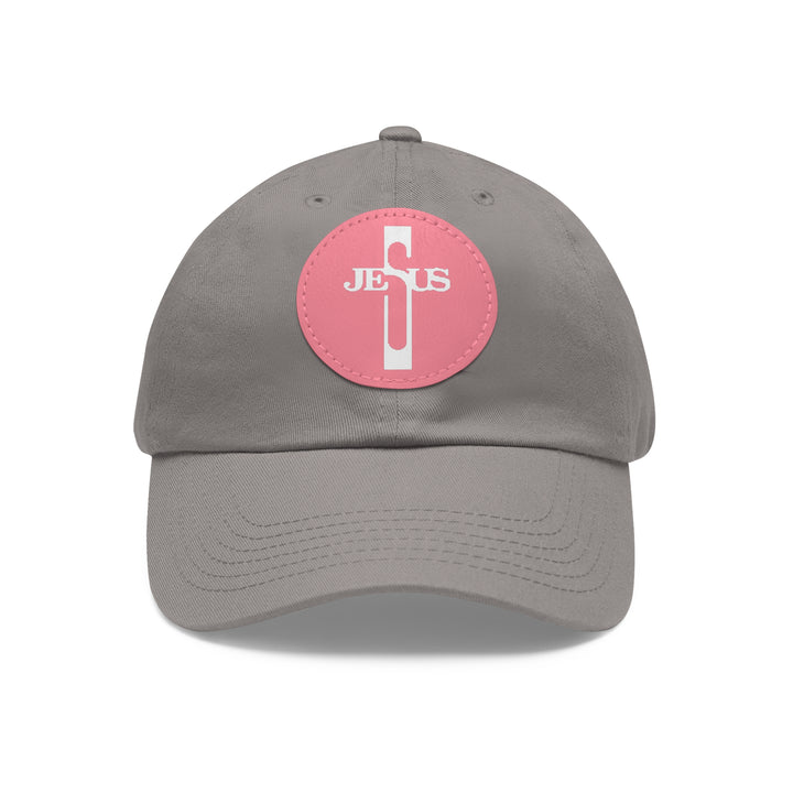 Jesus Hat with Leather Patch (Round)