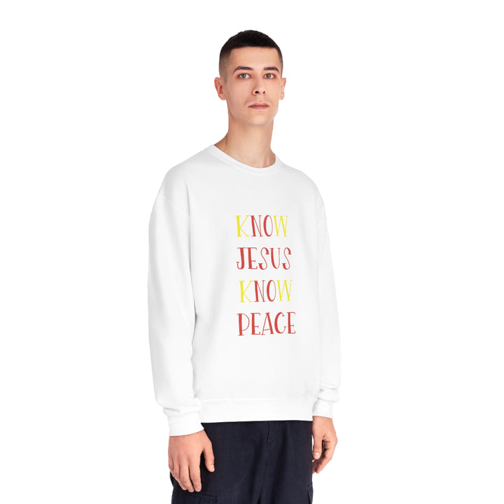 Know Jesus-Unisex NuBlend® Crewneck Sweatshirt